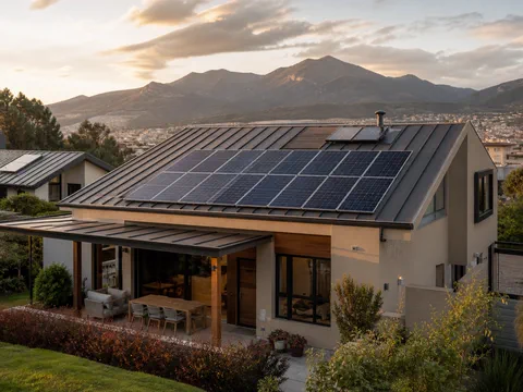 Paneles solares para una casa en Ecuador